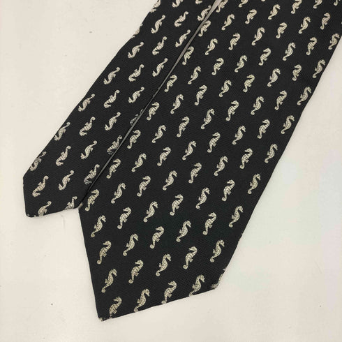 ジャンフランコフェレ GIANFRANCO FERRE イタリア製 タツノオトシゴ柄 ネクタイ メンズ