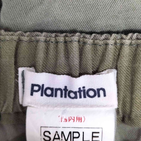 プランテーション Plantation タックワイド クロップドパンツ レディース JPN:M