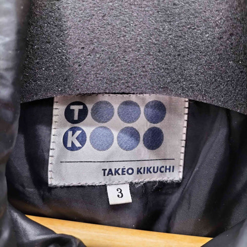 タケオキクチ TAKEO KIKUCHI 和柄 中綿ジャケット メンズ JPN:3