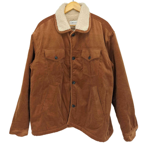 エマクローズ EMMA CLOTHES ヘビー コーデュロイ 裏ボア ランチ コート メンズ JPN:L