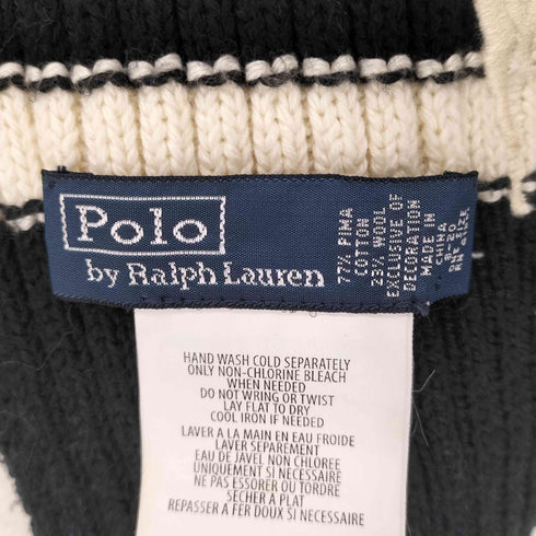 ポロバイラルフローレン Polo by RALPH LAUREN BIGポニー刺繍 ウール混 マフラー メンズ