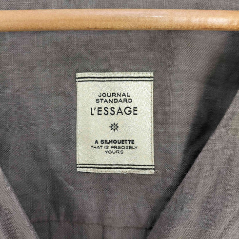 ジャーナルスタンダードレサージュ JOURNAL STANDARD Lessage 21SS Vネックマキシ長袖ワンピース レディース