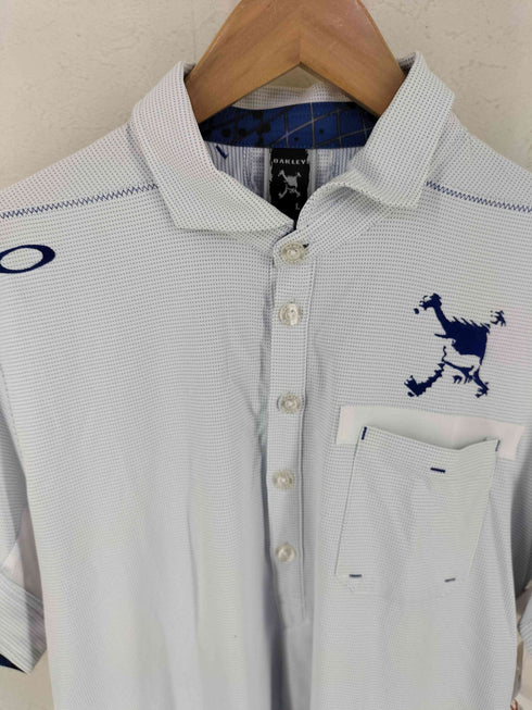 オークリー OAKLEY 総柄 ポロシャツ メンズ import:M