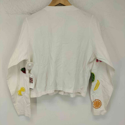 michael simon ノーカラー刺繍カーディガン レディース JPN:M