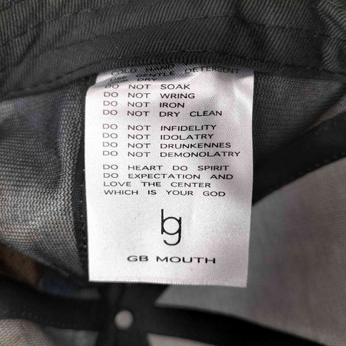 GB MOUTH NATURE CAMO 木霊 キャップ domestic メンズ