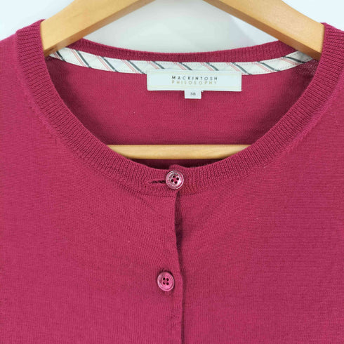 マッキントッシュフィロソフィー MACKINTOSH PHILOSOPHY ウール ノーカラーカーディガン レディース EUR:38
