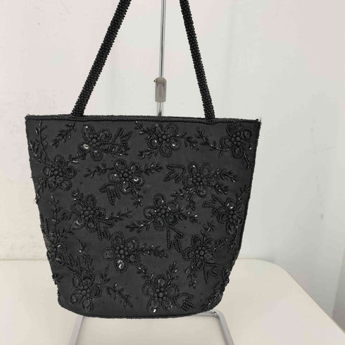 フラワー刺繍 ハンドバッグ レディース
