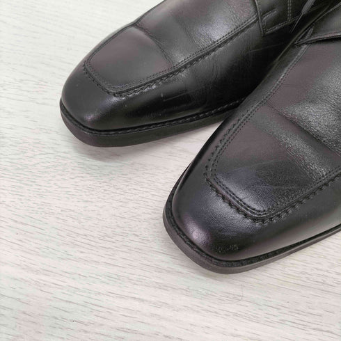 アシックス ASICS RUNWALK 外羽根U モカレザーシューズ ビジネスシューズ メンズ JPN:25.5