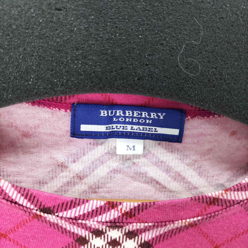 バーバリーブルーレーベル BURBERRY BLUE LABEL ノバチェックカットソー レディース JPN:M