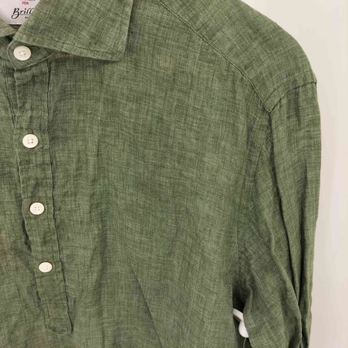 ブリッラペルイルグースト BRILLA per il gusto リネン ロングスリーブ カプリシャツ メンズ JPN:L