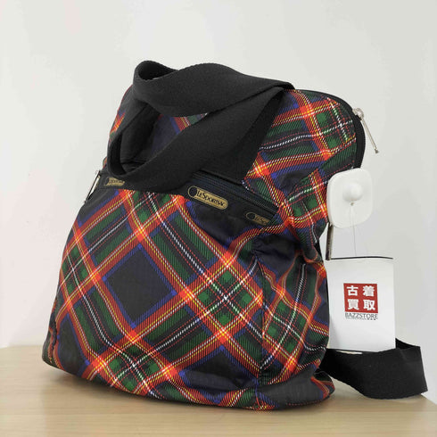 レスポートサック LeSportsac タータンチェック リュックサック レディース