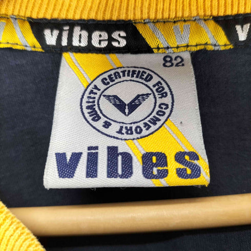 VIBES バイカラー リンガーTシャツ メンズ import:XL