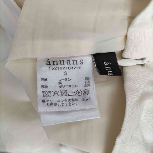 アニュアンス anuans リネン混タイトスカート レディース JPN:S