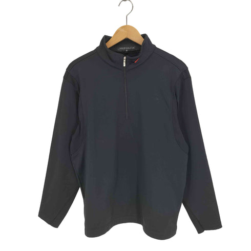 ナイキゴルフ NIKE GOLF THERMA-FIT スウッシュ刺繍 裏地フリース ハーフジップ トレーニングウェア メンズ import:L