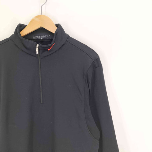ナイキゴルフ NIKE GOLF THERMA-FIT スウッシュ刺繍 裏地フリース ハーフジップ トレーニングウェア メンズ import:L