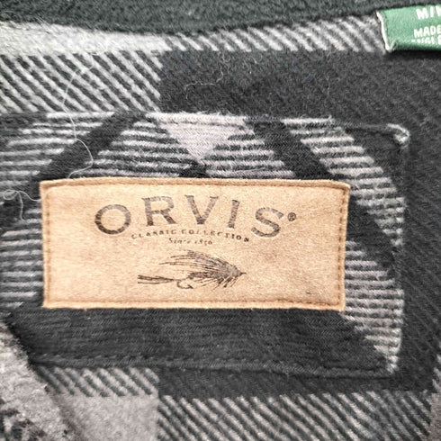 オービス ORVIS チェック シャツジャケット メンズ import:M