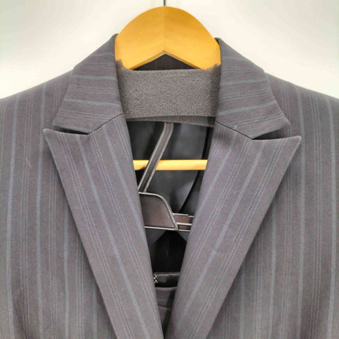 バーバリーブラックレーベル BURBERRY BLACK LABEL 1Bストライプテーラードセットアップ レディース 36