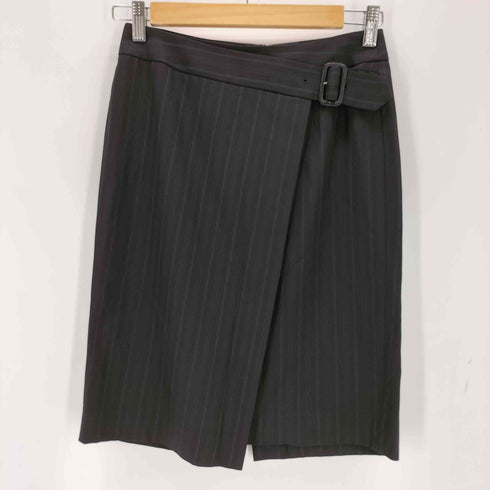 バーバリーブラックレーベル BURBERRY BLACK LABEL 1Bストライプテーラードセットアップ レディース 36