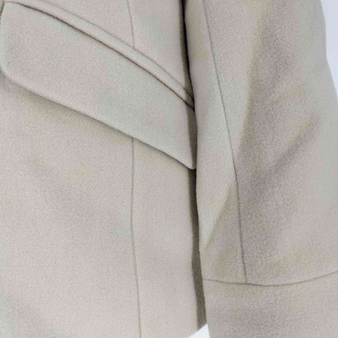 ユナイテッドアローズグリーンレーベルリラクシング UNITED ARROWS green label relaxing 2WAY ノーカラー HOOD コート SHORT レディース JPN:38