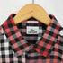 ラコステ LACOSTE ロゴ刺繍 コットン ブロックチェック グラデーションシャツ メンズ JPN:5