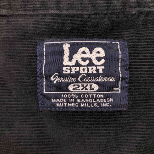 リー Lee hutmeg mills コーデュロイBDシャツ メンズ 2XL