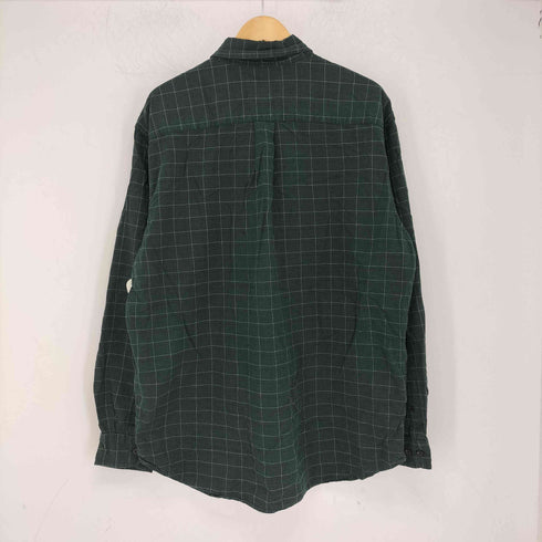 エディーバウアー Eddie Bauer 白タグ コットンレーヨン BDシャツ 製品染め メンズ import:L