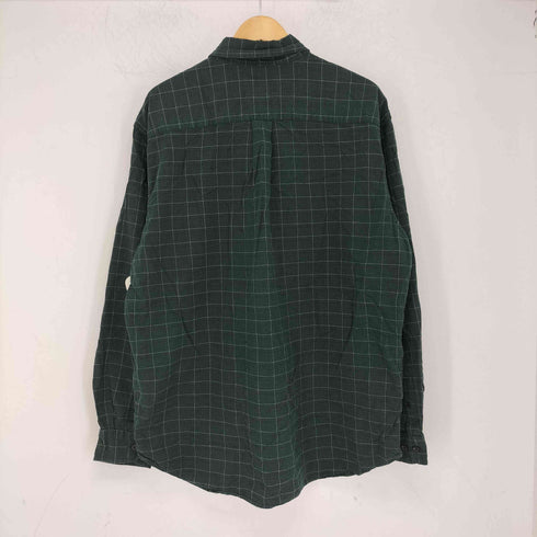 エディーバウアー Eddie Bauer 白タグ コットンレーヨン BDシャツ 製品染め メンズ import:L