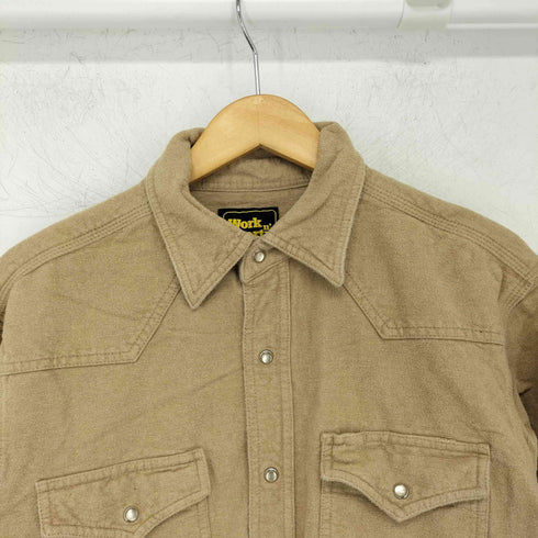 work n sport シャモア ウエスタンシャツ メンズ import:M