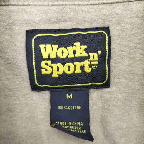work n sport シャモア ウエスタンシャツ メンズ import:M