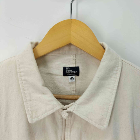 ゴースローキャラバン go slow caravan 込み込みチャイナシャツジャケット メンズ JPN:3