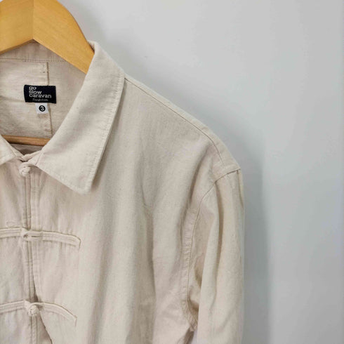 ゴースローキャラバン go slow caravan 込み込みチャイナシャツジャケット メンズ JPN:3