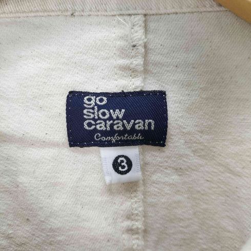 ゴースローキャラバン go slow caravan 込み込みチャイナシャツジャケット メンズ JPN:3
