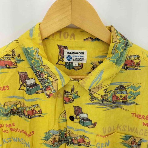 VOLKSWAGEN ワーゲンバスキャンプアロハシャツ メンズ import:L
