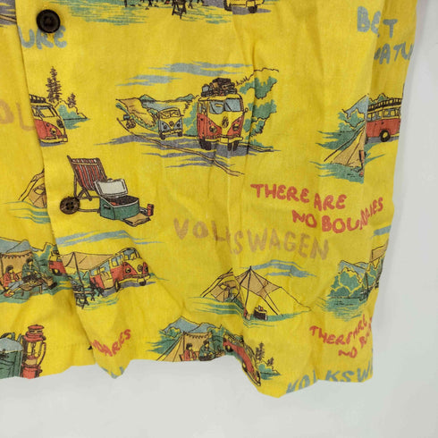 VOLKSWAGEN ワーゲンバスキャンプアロハシャツ メンズ import:L