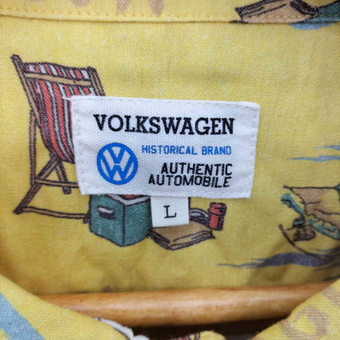 VOLKSWAGEN ワーゲンバスキャンプアロハシャツ メンズ import:L