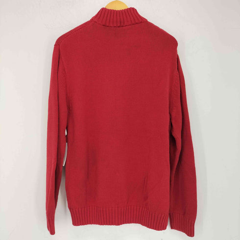 チャップス CHAPS ハーフジップ コットンニット メンズ import:L