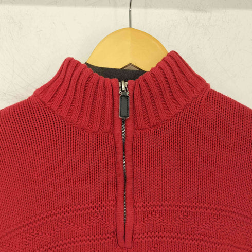 チャップス CHAPS ハーフジップ コットンニット メンズ import:L