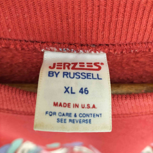 ジャージーズ JERZEES 80s USA製 Forever Yours ベア クルーネックスウェット メンズ JPN:XL