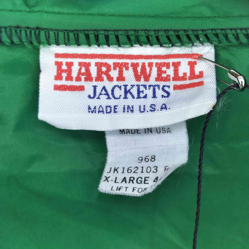 ハートウェル HARTWELL usa製 コーチジャケット メンズ import:XL