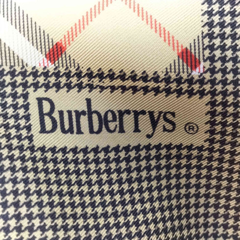 バーバリーズ BURBERRYS イタリア製 シルク 100 ノバチェック スカーフ レディース