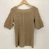 ラルフローレン RALPH LAUREN リネン カシミヤ S/S ケーブル ニット レディース import:M
