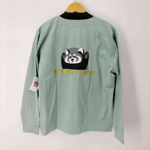 デザインティーシャツストアグラニフ Design Tshirts Store graniph ノーカラー レッサーパンダ威嚇 長袖シャツ メンズ JPN:M