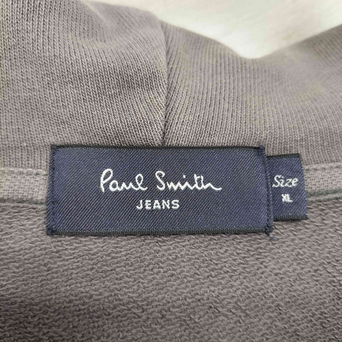 ポールスミスジーンズ Paul Smith JEANS ゼブラワッペン ワンポイント刺繍 ジップパーカー フーディ メンズ import:XL