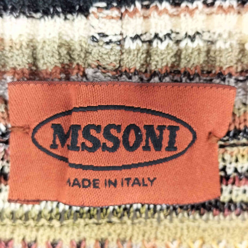 ミッソーニ MISSONI イタリア製 ジャガードニットベスト メンズ