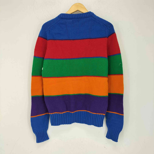 ランズエンド LANDS END 台湾製 ボーダー ウールニット メンズ import:L