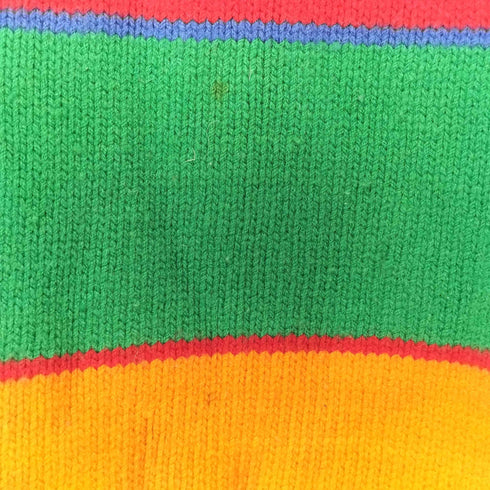 ランズエンド LANDS END 台湾製 ボーダー ウールニット メンズ import:L