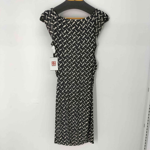 ダイアンフォンファステンバーグ DIANE VON FURSTENBERG 総柄 ノースリーブワンピース レディース JPN:0