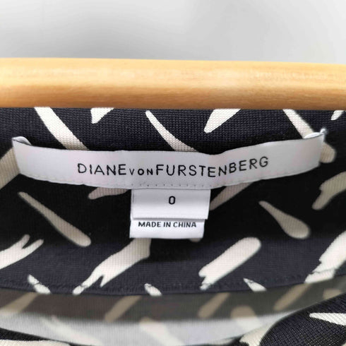 ダイアンフォンファステンバーグ DIANE VON FURSTENBERG 総柄 ノースリーブワンピース レディース JPN:0