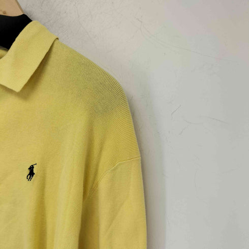ポロバイラルフローレン Polo by RALPH LAUREN ポニー刺繍 ニットポロ メンズ import:XL