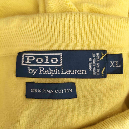 ポロバイラルフローレン Polo by RALPH LAUREN ポニー刺繍 ニットポロ メンズ import:XL
